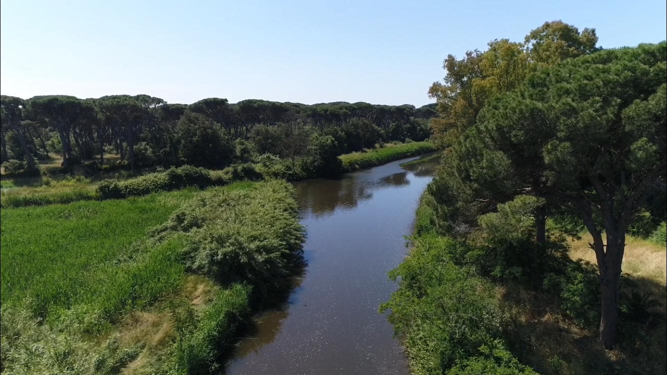 Dal mare al Canale dei Pescatori in drone